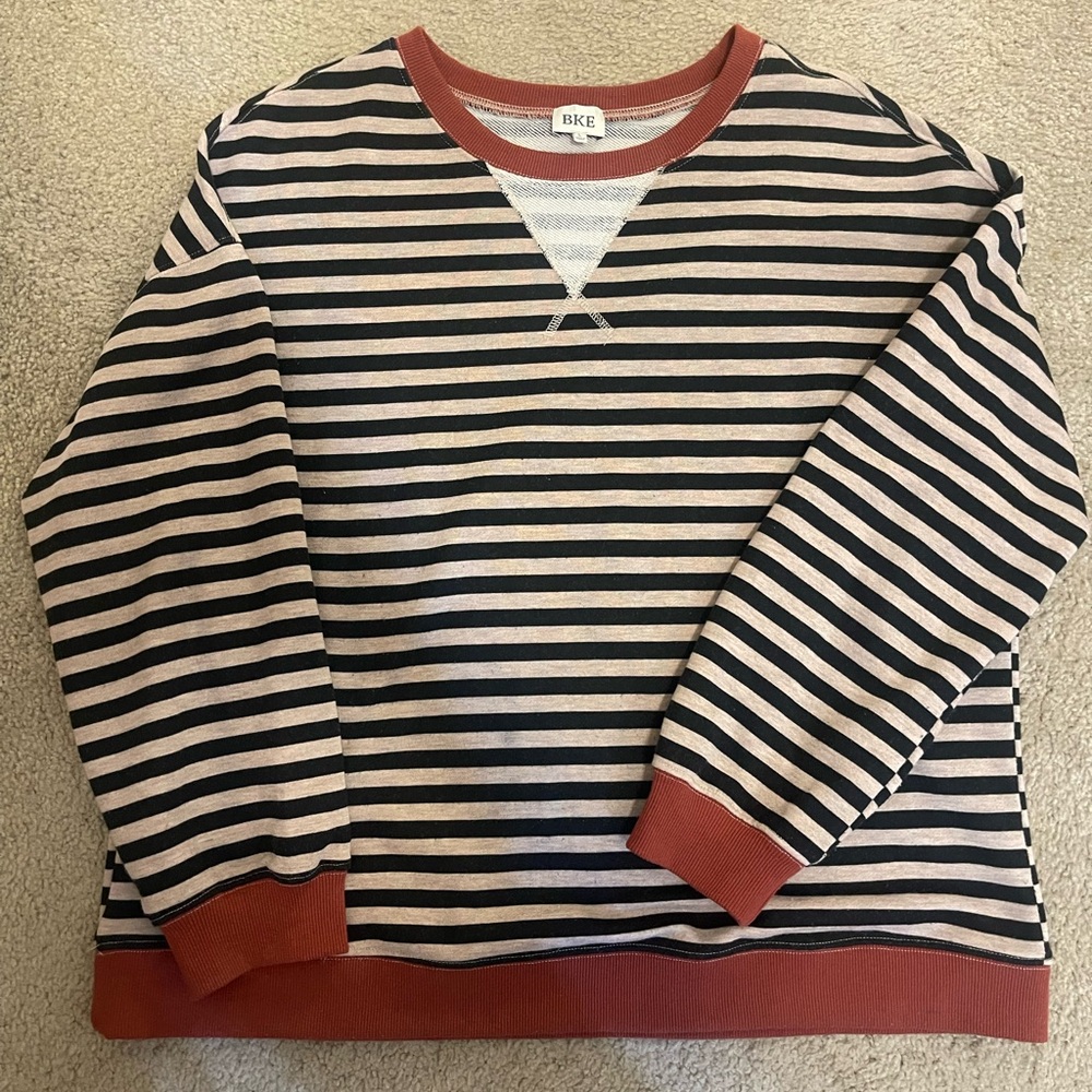 BKE Women's Sweatshirt - Multi/Black L